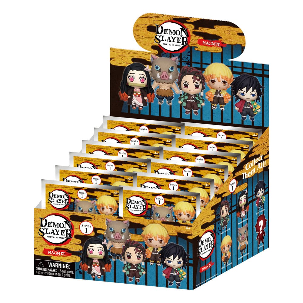 Demon Slayer: Kimetsu no Yaiba 3D 3D Magnete Series 1 Display (12)