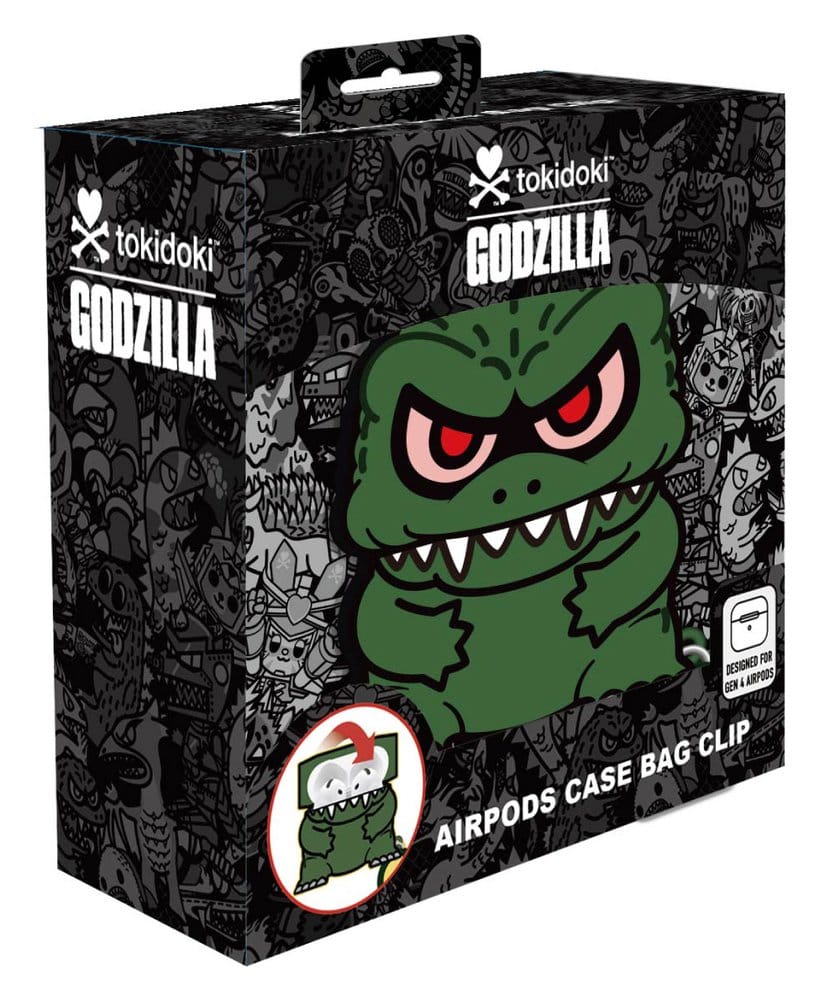 Godzilla x Tokidoki 3D Schaumstoff Airpods Hülle Taschenanhänger Display (12)