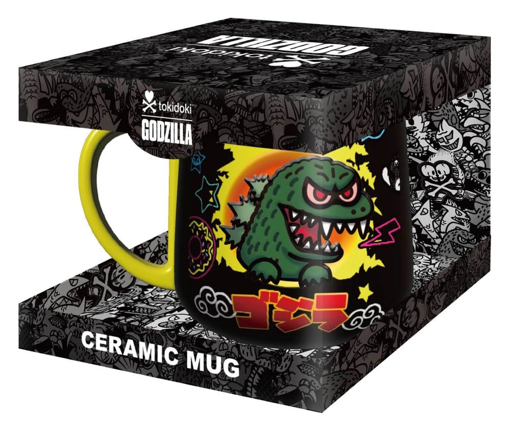 Tokidoki x Godzilla Tasse 2D Relief Figural
