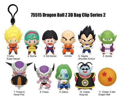 Dragon Ball 3D PVC-Taschenanhänger Serie 2 Blind Bag Display (24)