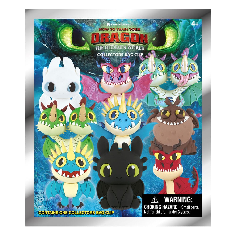 Drachenzähmen leicht gemacht 3D PVC-Taschenanhänger Series 1 Display (24)