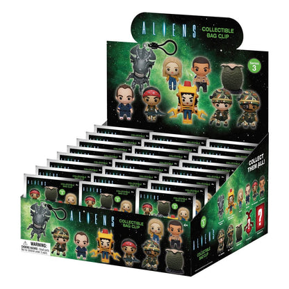 Alien 3D PVC-Taschenanhänger Serie 3 Display (24)