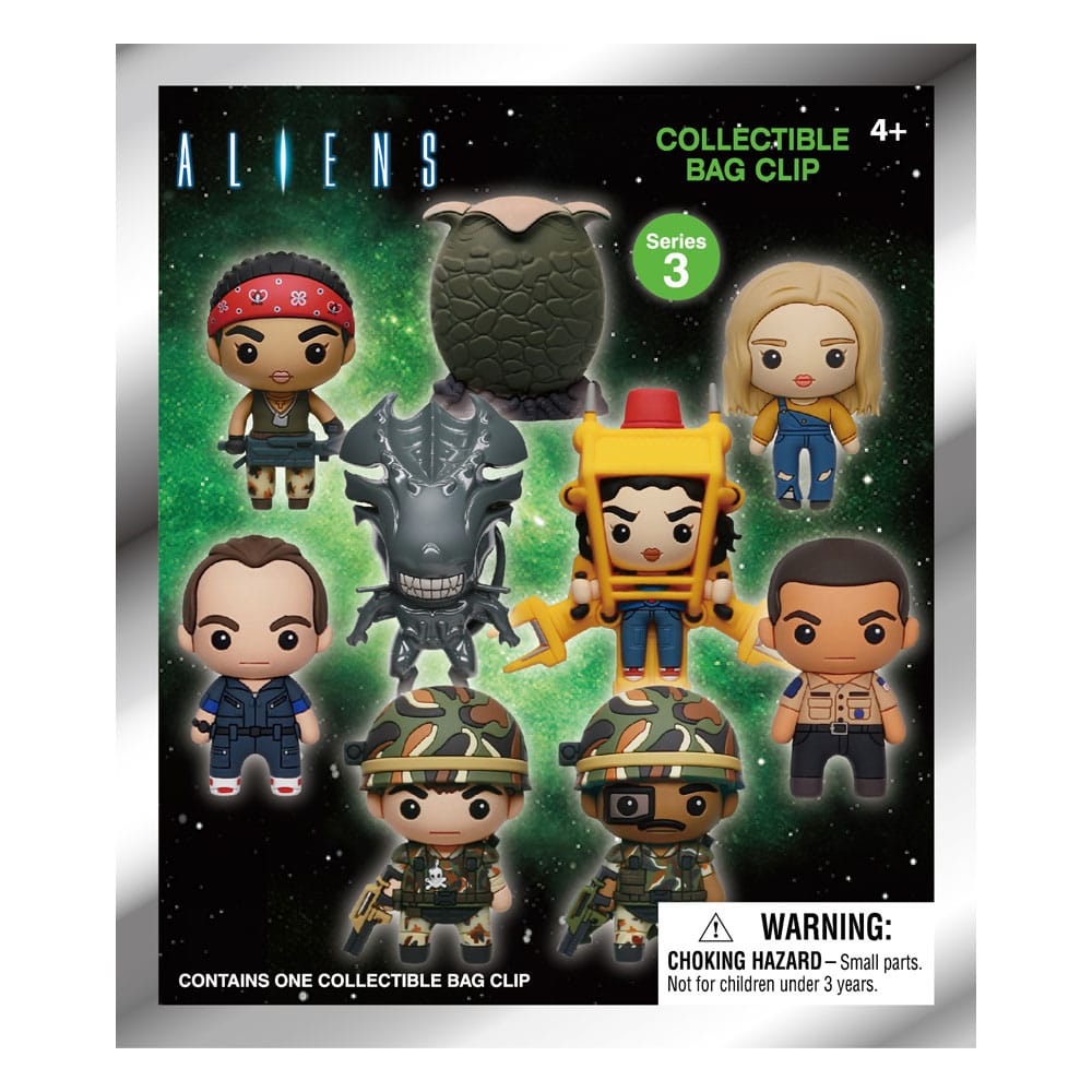 Alien 3D PVC-Taschenanhänger Serie 3 Display (24)