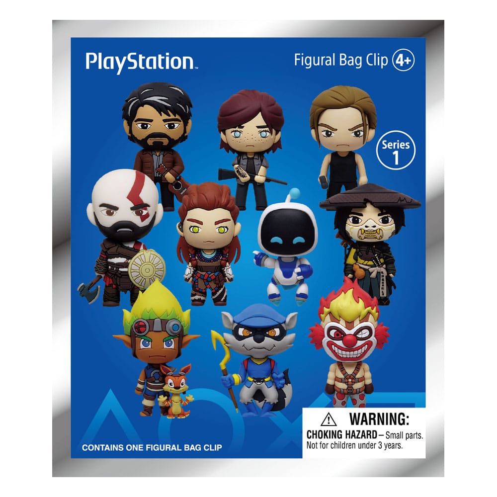 Playstation 3D PVC-Taschenanhänger Serie 1 Display  (24)