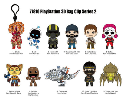 Sony PlayStation 3D Schaumstoff-Taschenanhänger Serie 2 Display (24)
