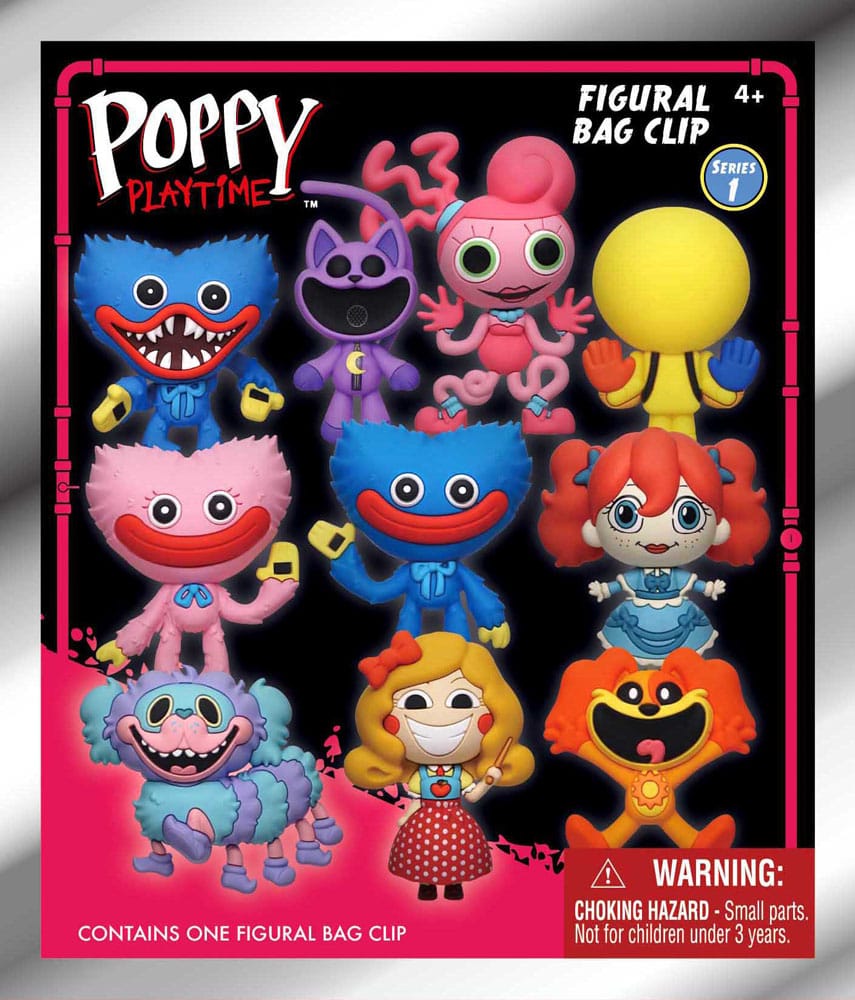 Poppy Playtime PVC-Taschenanhänger Series 1 Display (24)