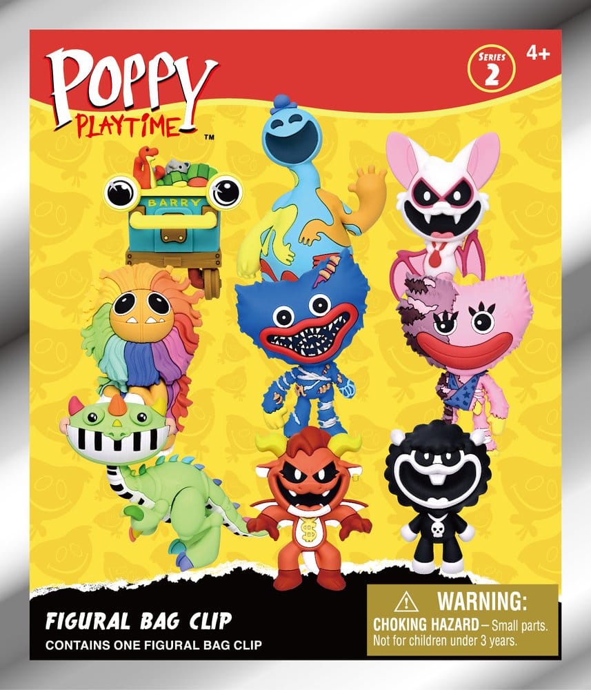 Poppy Playtime 3D PVC-Taschenanhänger Serie 2 Display (24)