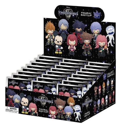 Kingdom Hearts 3D PVC-Taschenanhänger Serie 4 Display (24)