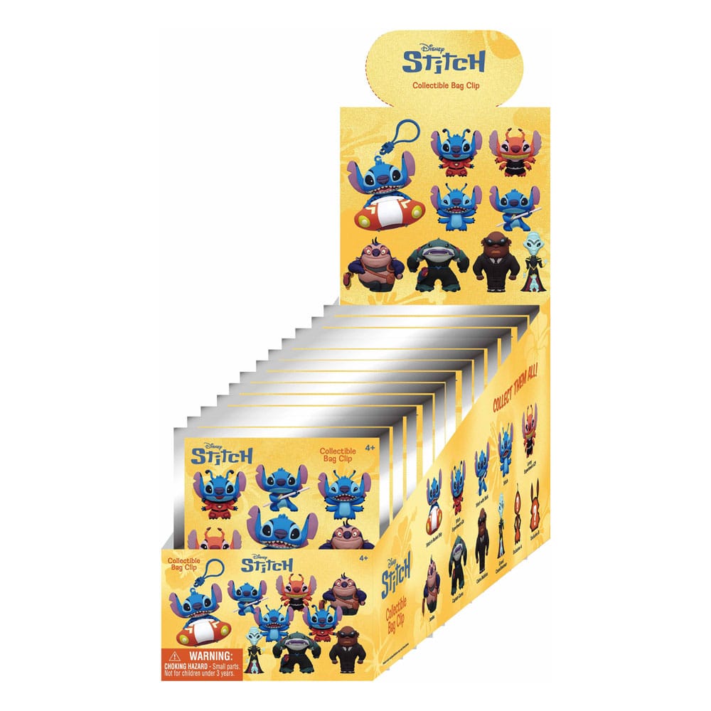 Lilo & Stitch 3D PVC-Taschenanhänger Stitch in Space Display  (24)