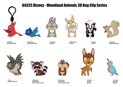 Disney 3D PVC-Taschenanhänger Waldtiere Serie 76 Display (24)