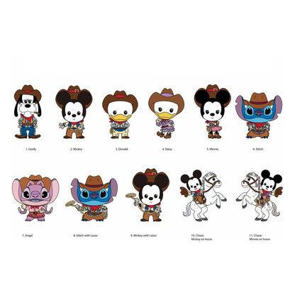 Disney Classic Western 3D PVC-Taschenanhänger Series 72 Display (24)
