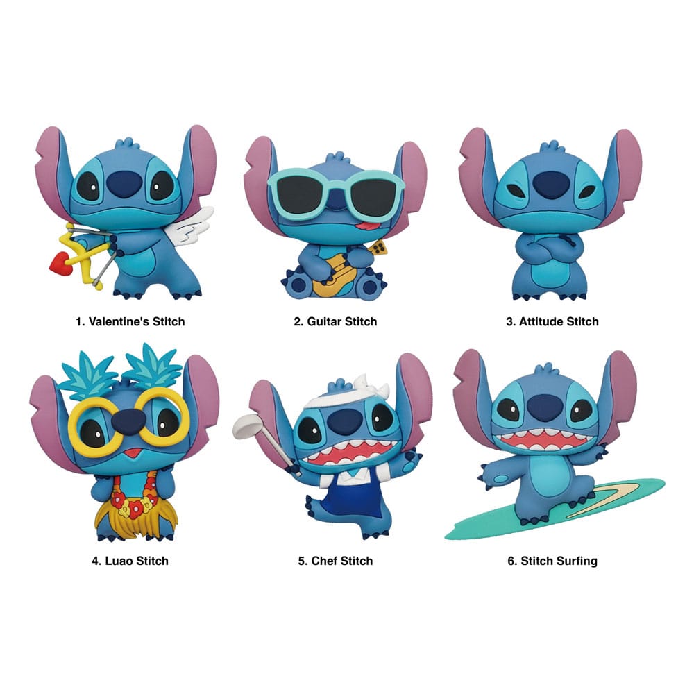 Lilo & Stitch 3D 3D Magnete Series 2 Display (12)