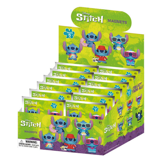 Lilo & Stitch 3D Magnete Stitch Series 5 Blind Pack Display (12)