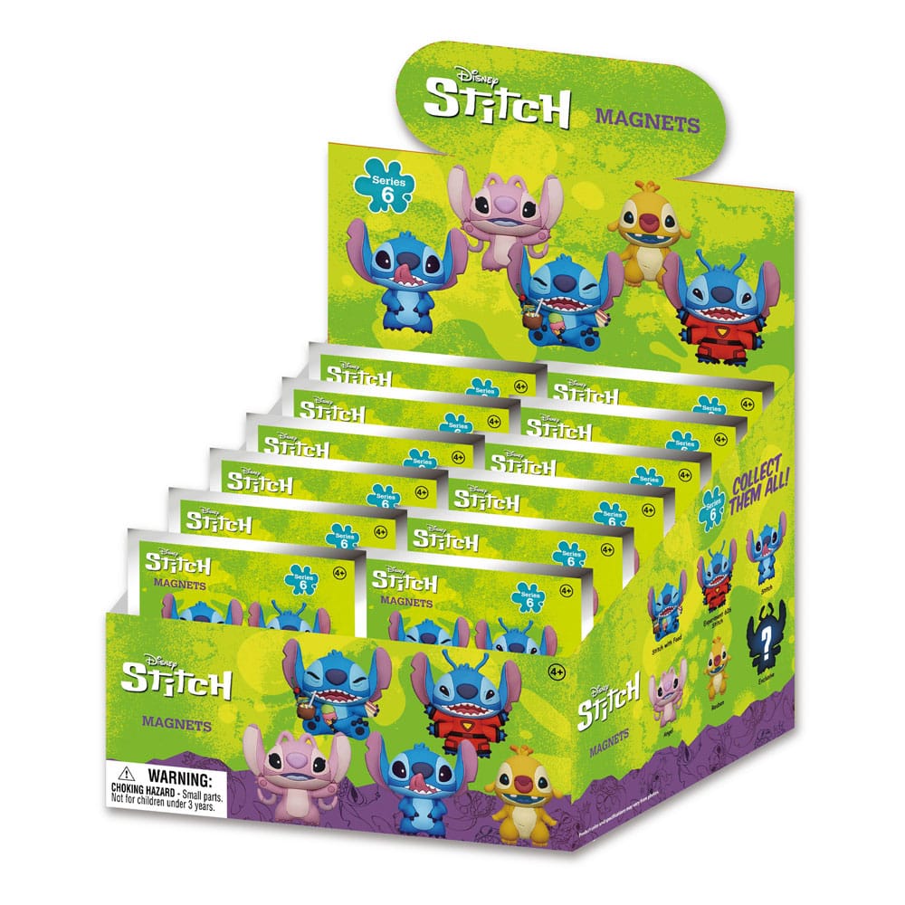 Lilo & Stitch Magnete blind pack Stitch Series 6 Display (12)