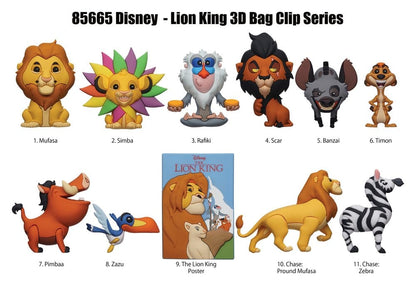 Der König der Löwen 3D PVC-Taschenanhänger Display (24)