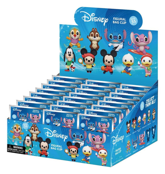 Disney Sports 3D PVC-Taschenanhänger Serie 55 Blind Bag Display (24)