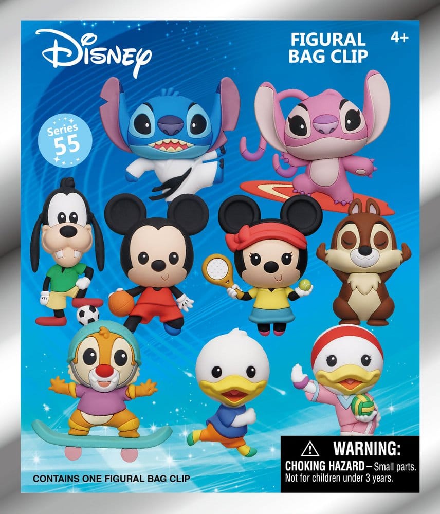 Disney Sports 3D PVC-Taschenanhänger Serie 55 Blind Bag Display (24)
