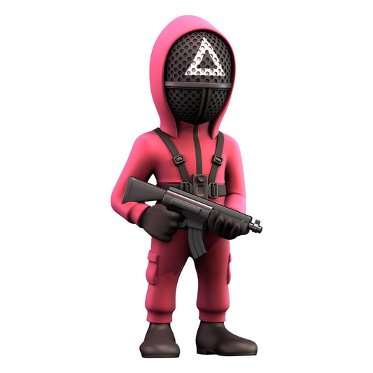 Squid Game Minix Figur Masked Triangle Guard 12 cm