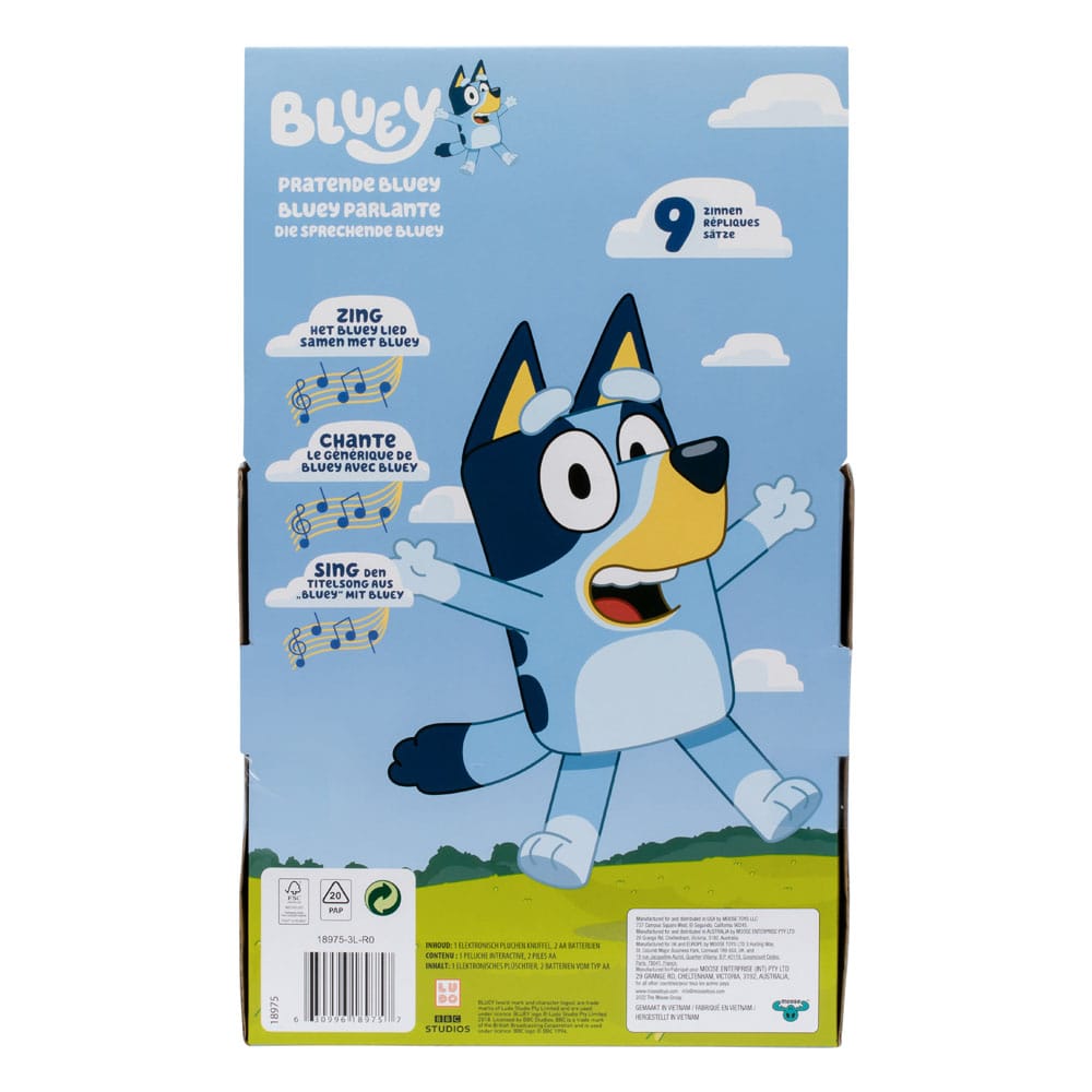 Bluey Sprechende Plüschfigur Bluey 33 cm