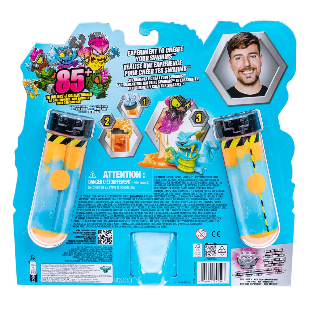 Mr. Beast Lab Swarms Minifiguren 12er-Pack Mega Lab 2 3 cm Sortiment (4)