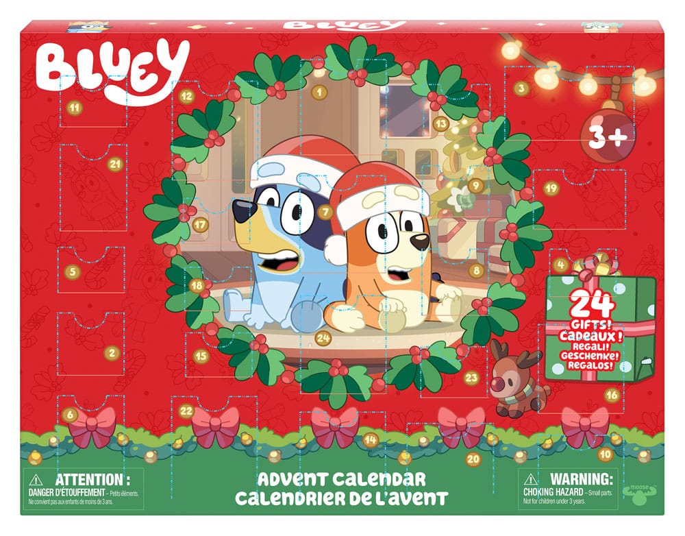Bluey Adventskalender Mini-Spielfiguren