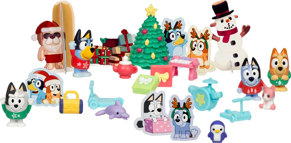 Bluey Adventskalender Mini-Spielfiguren