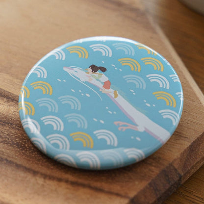 Chihiros Reise ins Zauberland Ansteck-Pin Chihiro & Haku dragon 5 cm
