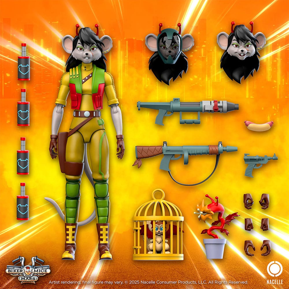 Biker Mice From Mars Actionfigur Carbine 23 cm