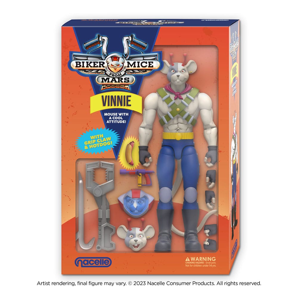 Biker Mice From Mars Actionfigur Vinnie 17 cm
