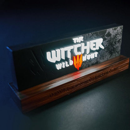 The Witcher LED-Leuchte Wild Hunt Logo 22 cm