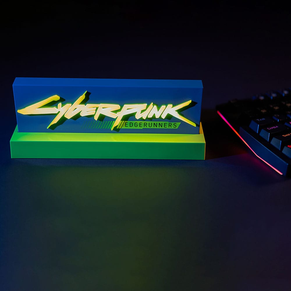 Cyberpunk Edgerunner LED-Leuchte Logo 22 cm