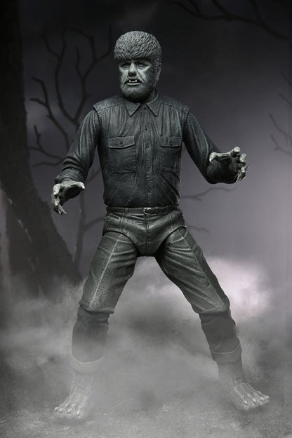 Universal Monsters Actionfigur Ultimate The Wolf Man (Black & White) 18 cm