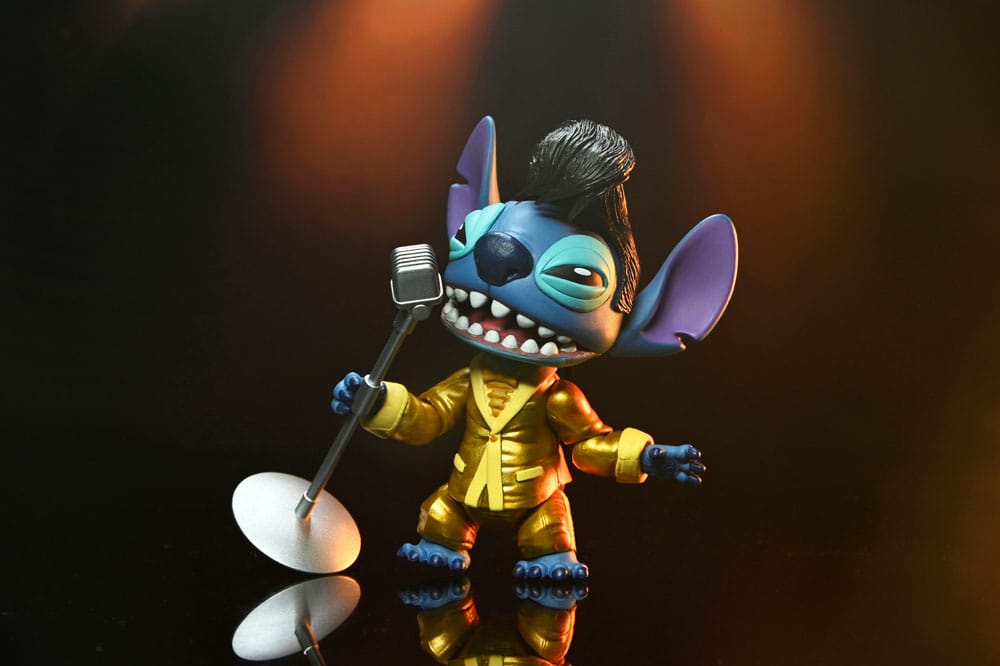 Lilo & Stitch Actionfigur Ultimate Gold Suit Elvis Stitch 18 cm