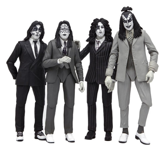 KISS Actionfiguren 4er-Pack Dressed to Kill Album Cover 18 cm