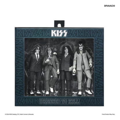 KISS Actionfiguren 4er-Pack Dressed to Kill Album Cover 18 cm