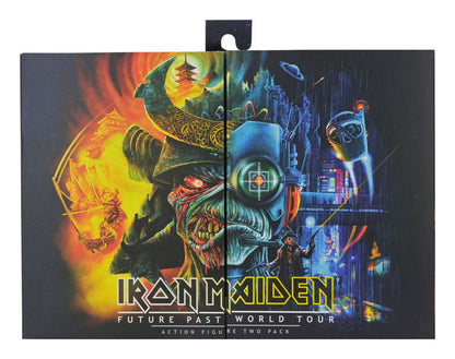 Iron Maiden Future Past World Tour Ultimate Actionfiguren 2er-Pack Senjutsu Eddie and Somewhere in Time Eddie 18 cm