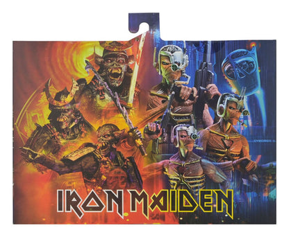 Iron Maiden Future Past World Tour Ultimate Actionfiguren 2er-Pack Senjutsu Eddie and Somewhere in Time Eddie 18 cm