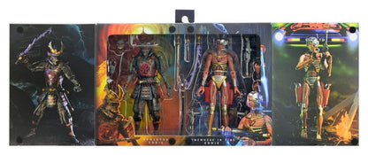 Iron Maiden Future Past World Tour Ultimate Actionfiguren 2er-Pack Senjutsu Eddie and Somewhere in Time Eddie 18 cm