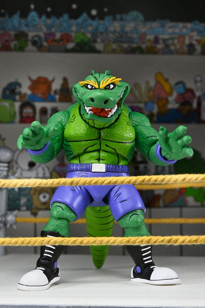 Teenage Mutant Ninja Turtles (Archie Comics) Actionfigur Stump Wrestling Leatherhead 18 cm