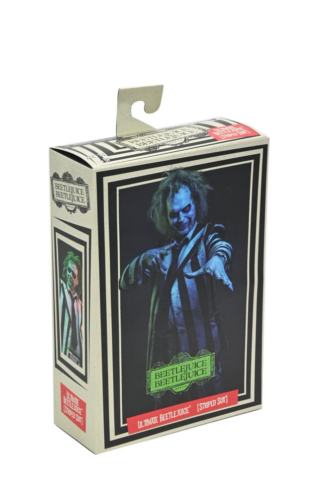 Beetlejuice Beetlejuice Actionfigur 7 Scale Ultimate Striped Suit Beetlejuice 18 cm
