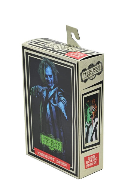 Beetlejuice Beetlejuice Actionfigur 7 Scale Ultimate Striped Suit Beetlejuice 18 cm