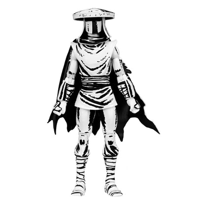 Teenage Mutant Ninja Turtles Actionfigur Elite Foot Ninja Guard Black & White 18 cm