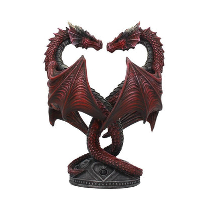 Anne Stokes Kerzenständer Dragon Heart Valentine's Edition 23 cm