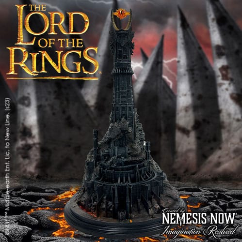 Herr der Ringe Statue mit Räuchereinsatz Barad Dur 26 cm