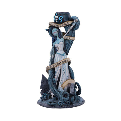 Corpse Bride - Hochzeit mit einer Leiche Kerzenständer With This Candle Vow 19 cm