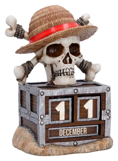 One Piece Ewiger Kalender Luffy Jolly Roger 16 cm