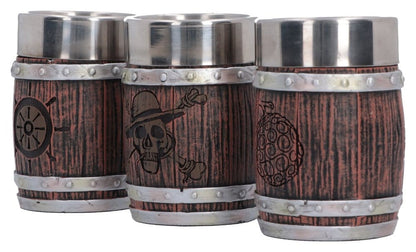 One Piece Schnapsgläser-Set Barrel 8 cm