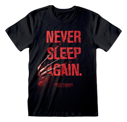 Nightmare on Elm Street T-Shirt Never Sleep Again Black