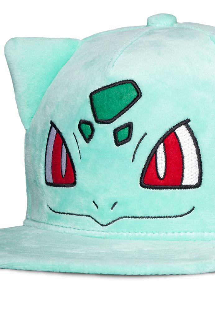 Pokémon Plüsch Snapback Cap Bulbasaur