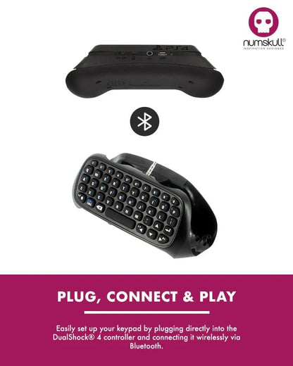 PlayStation 4 Mini-Tastatur / Chatpad Bluetooth Wireless
